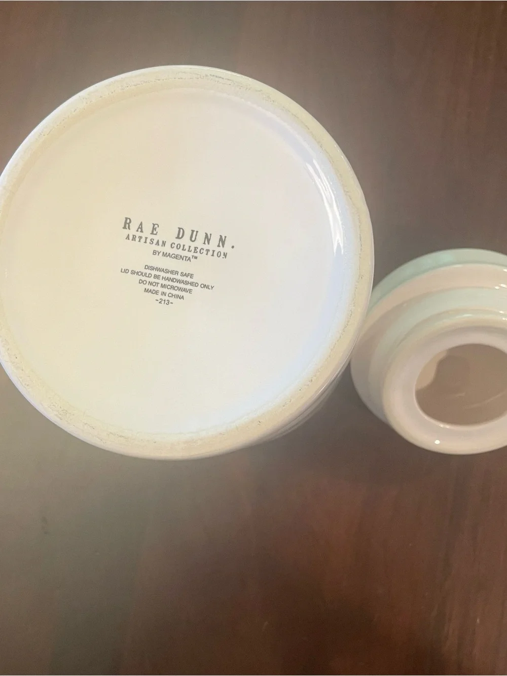 Rae Dunn White Home Made Canister Farmhouse Kitchen Decor Cottagecore Unused